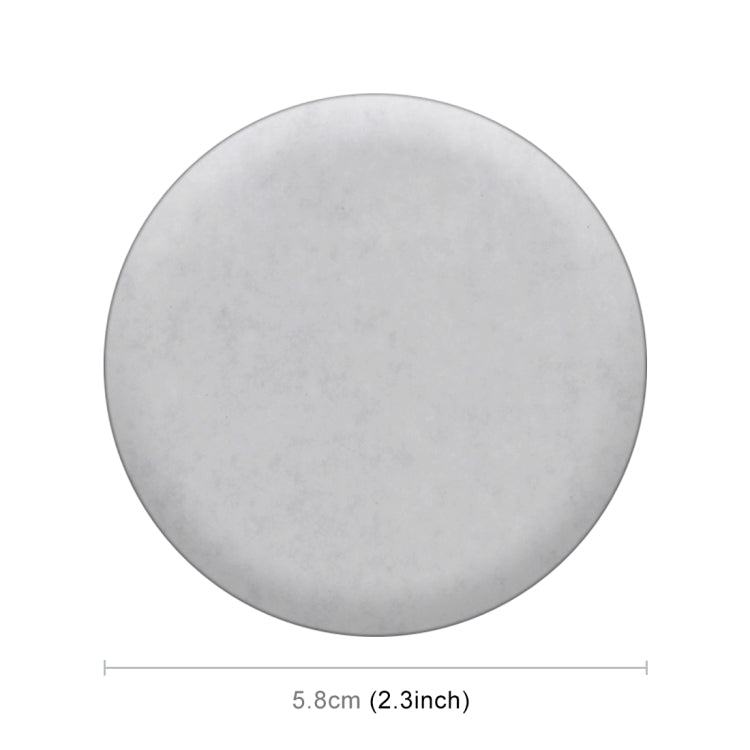 4 PCS Car-Styling Silver Leaves Pattern Metal Wheel Hub Decorative Sticker, Diameter: 5.8cm - Decorative Sticker by PMC TechLife | Online Shopping South Africa | PMC TechLife