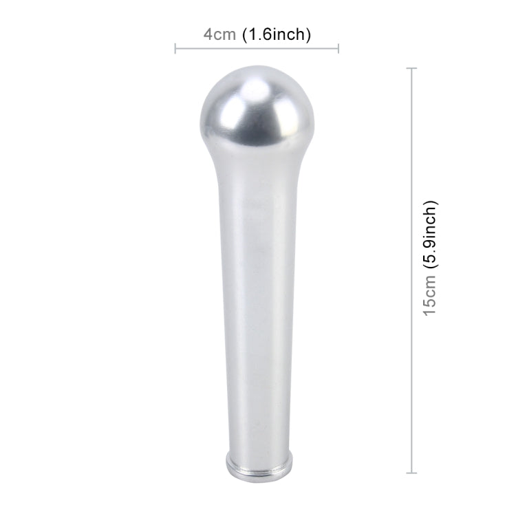Universal Car Modified Shifter Lever Cover Manual Automatic Gear Shift Knob, Size: 15*4cm(Silver) - Shift Knob by PMC TechLife | Online Shopping South Africa | PMC TechLife | Buy Now Pay Later Mobicred