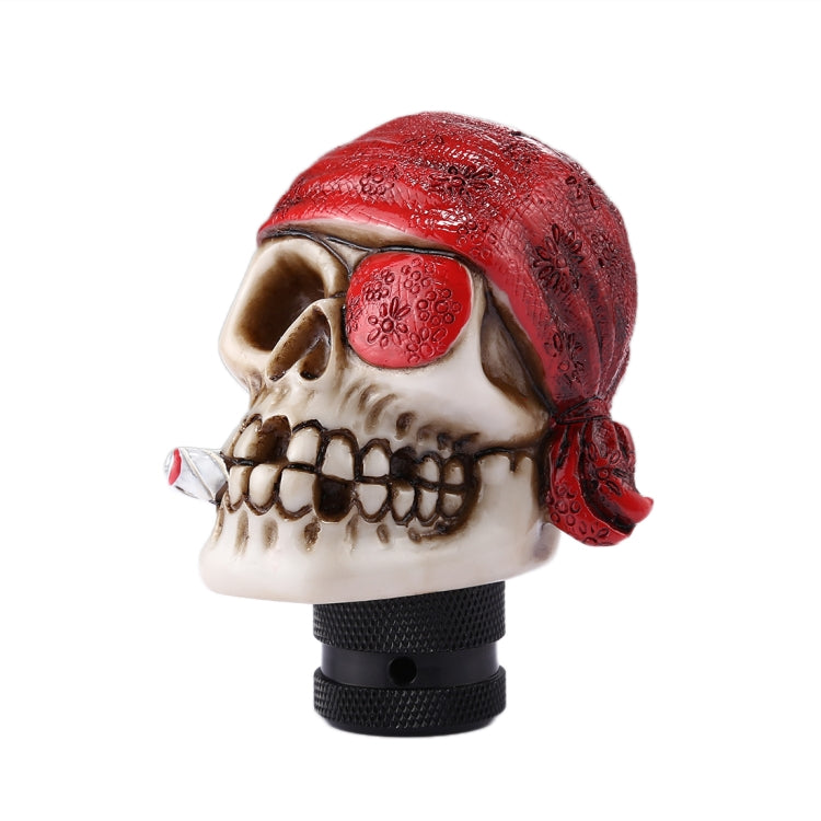 Pirate Skull Shaped Universal Vehicle Car Shifter Cover Manual Automatic Gear Shift Knob (Red) - Shift Knob by PMC TechLife | Online Shopping South Africa | PMC TechLife | Buy Now Pay Later Mobicred