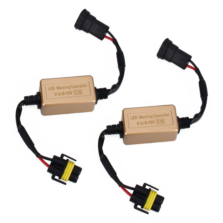 2 PCS H8 H9 H11 LED Headlight Canbus Error Free Computer Warning Canceller Resistor Decoders Anti-Flicker Capacitor Harness - Headlight Ballast by PMC TechLife | Online Shopping South Africa | PMC TechLife | Buy Now Pay Later Mobicred