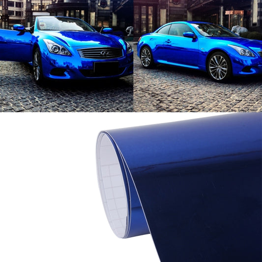 1.52m × 0.5m Electroplating Car Auto Body Decals Sticker Self-Adhesive Side Truck Vinyl Graphics(Blue) - Auto Film by PMC Jewellery | Online Shopping South Africa | PMC Jewellery | Buy Now Pay Later Mobicred