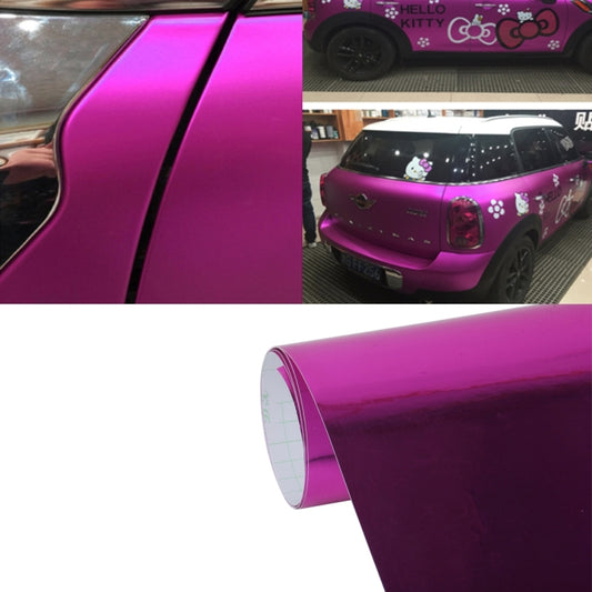 1.52m × 0.5m Electroplating Car Auto Body Decals Sticker Self-Adhesive Side Truck Vinyl Graphics(Magenta) - Auto Film by PMC Jewellery | Online Shopping South Africa | PMC Jewellery | Buy Now Pay Later Mobicred