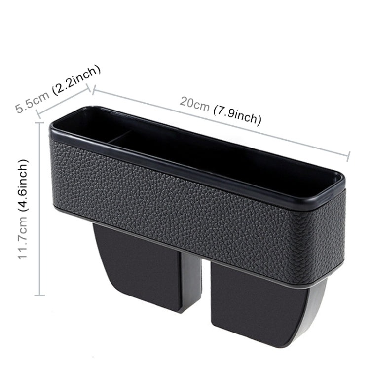 Universal Car Multi-functional Console Side Pocket Seat Gap Side Storage Box(Black) - Stowing Tidying by PMC Jewellery | Online Shopping South Africa | PMC Jewellery | Buy Now Pay Later Mobicred