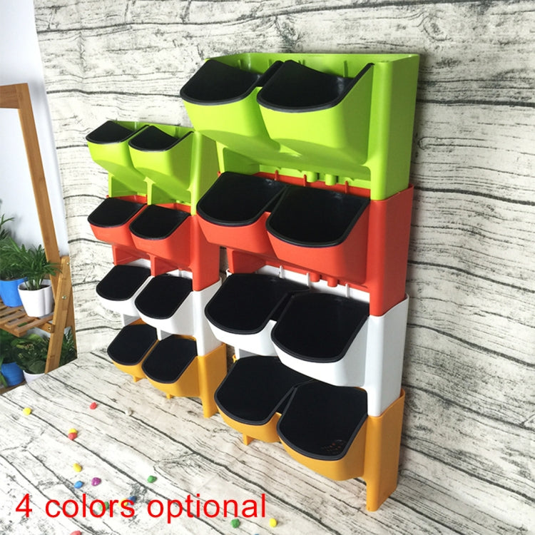 PP Planter Flower Pot Wall Hanging Garden Hanging Stackable Garden Supplies(Red) - Flower Pots & Planters by PMc TechLife | Online Shopping South Africa | PMc TechLife | Buy Now Pay Later Mobicred