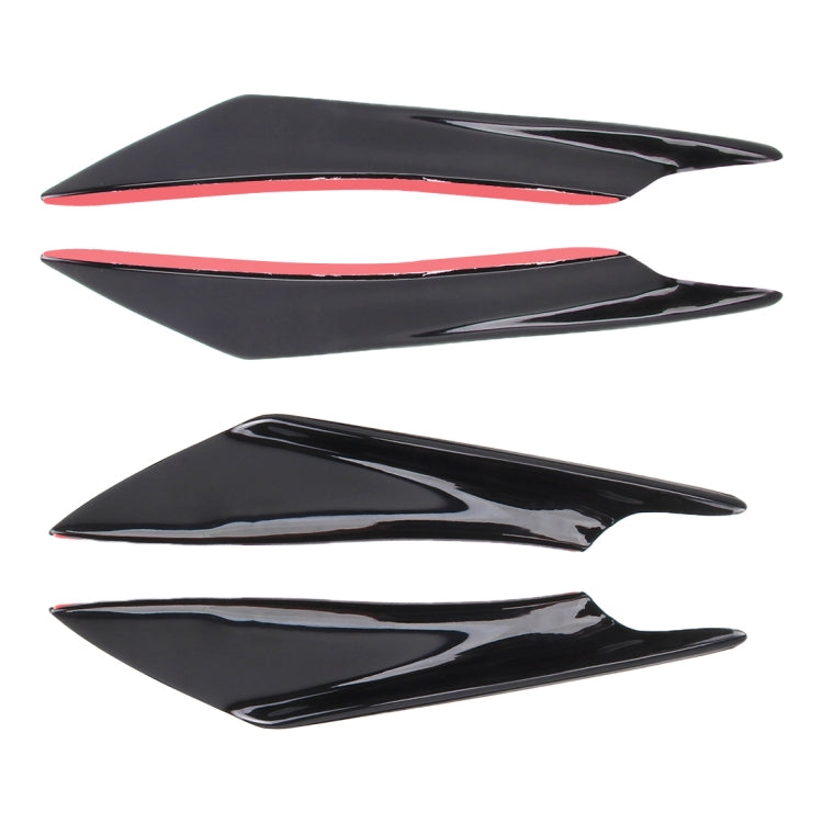 4 PCS Car-Styling Flank Decorative Sticker(Black) - Decorative Sticker by PMC TechLife | Online Shopping South Africa | PMC TechLife | Buy Now Pay Later Mobicred