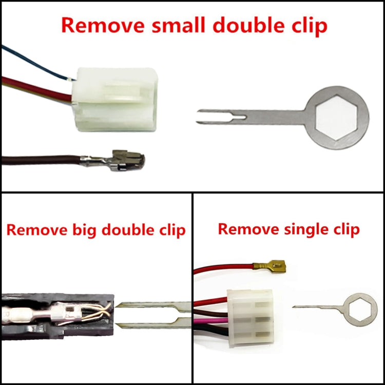 11 PCS Auto Car Plug Circuit Board Wire Harness Terminal Extraction Pick Connector Crimp Pin Back Needle Remove Tool - Booster Cable & Clip by PMC TechLife | Online Shopping South Africa | PMC TechLife | Buy Now Pay Later Mobicred