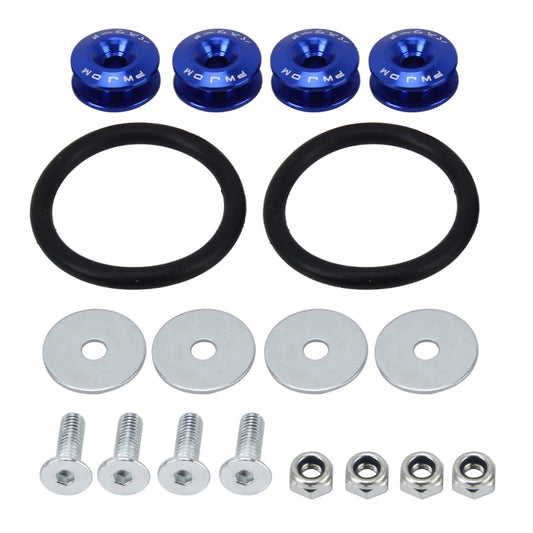 4 PCS Car Modified Screw Gaskets Bodywork Stainless Steel Gasket Bolts, Diameter: 24mm(Blue) - Nuts & Bolts by PMC Jewellery | Online Shopping South Africa | PMC Jewellery | Buy Now Pay Later Mobicred