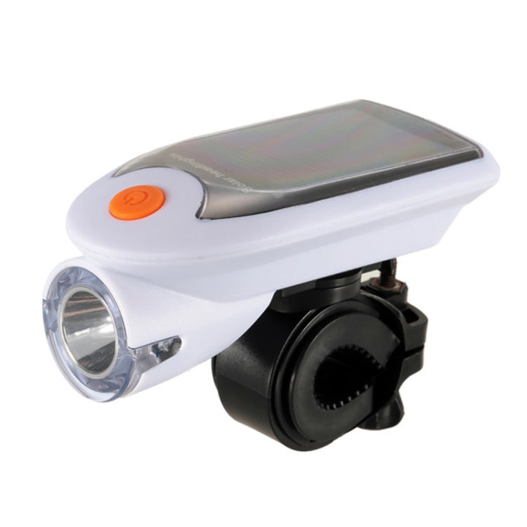 3W 240LM USB Solar Energy Motorcycle / Bicycle Front Light (White) - Headlights by PMC TechLife | Online Shopping South Africa | PMC TechLife | Buy Now Pay Later Mobicred