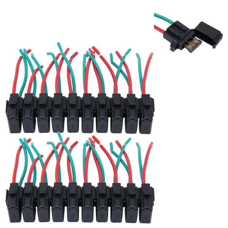 20 PCS Removable Car Blade Fuse Box Holder - Fuse by PMC TechLife | Online Shopping South Africa | PMC TechLife | Buy Now Pay Later Mobicred