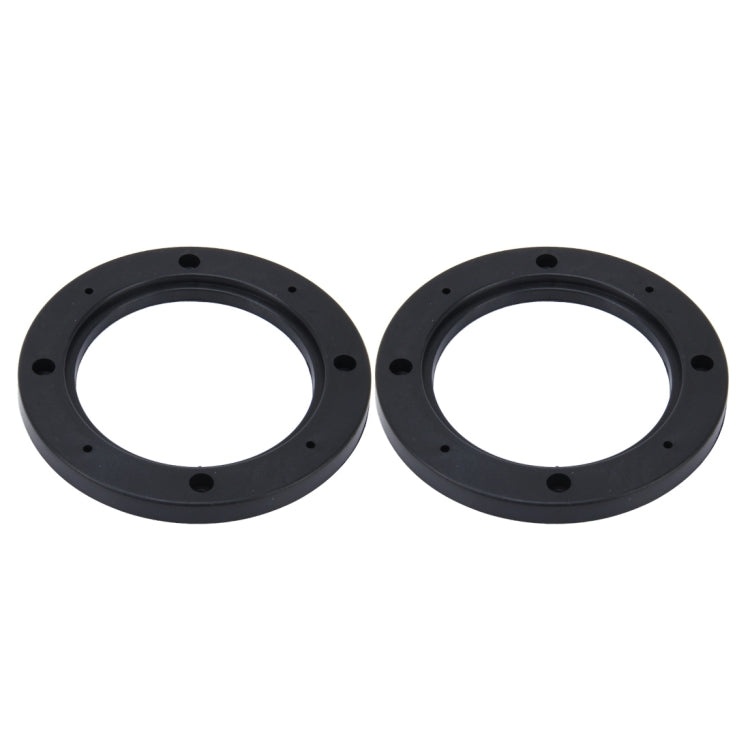 2 PCS 5 inch Car Auto ABS Loudspeaker Base Protection Hollow Cover Holder Mat, Inner Diameter: 12.5cm - Car Amplifiers by PMC Jewellery | Online Shopping South Africa | PMC Jewellery