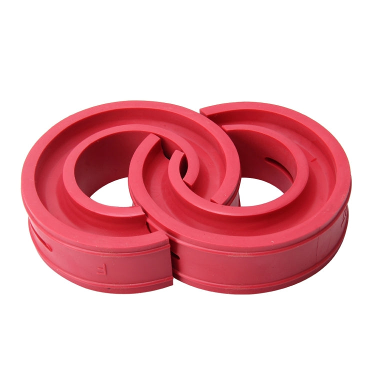 2pcs Car Auto F Type Shock Absorber Spring Bumper Power Cushion Buffer, Spring Spacing: 12mm, Spring Thickness: 15mm, Spring Diameter: 120mm(Red) - Power Cushion by PMC TechLife | Online Shopping South Africa | PMC TechLife | Buy Now Pay Later Mobicred