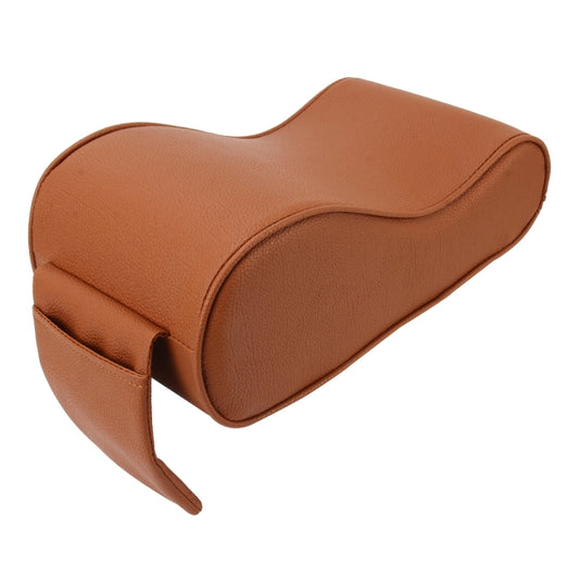 Universal Car PU Leather and Memory Foam Wrapped  Armrest Box Breathable Car Armrest Box Mat with Phone Holder Storage Bag(Brown) - Stowing Tidying by PMC Jewellery | Online Shopping South Africa | PMC Jewellery | Buy Now Pay Later Mobicred