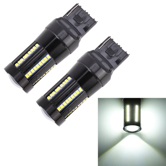 2 PCS T20 / 7440 DC9-16V / 8.2W / 6000K / 655LM Car Auto Reversing Lights / Turn Light 66LEDs SMD-2016 Lamps - Brake Lights by PMC Jewellery | Online Shopping South Africa | PMC Jewellery | Buy Now Pay Later Mobicred