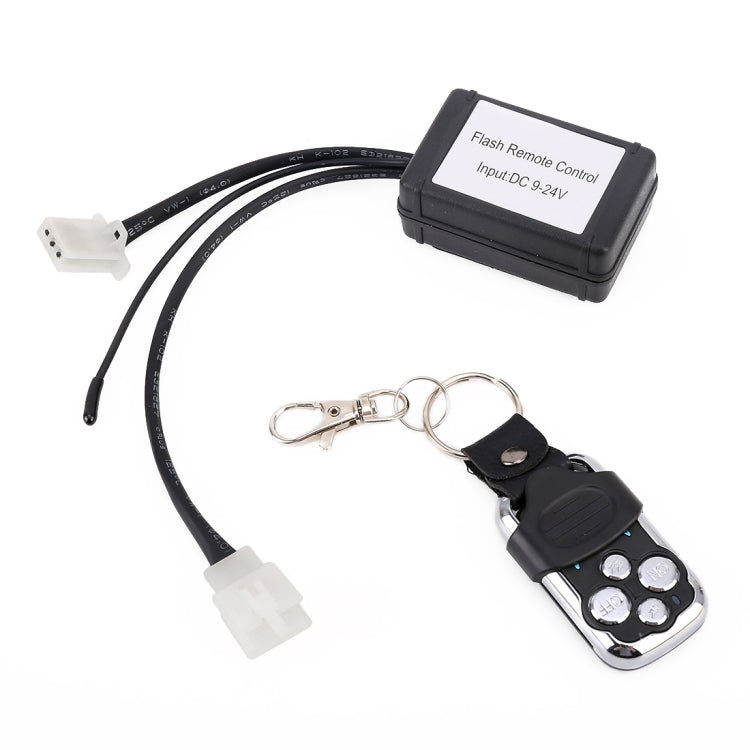 Universal Car 3 PIN DC 9-24V LED Light Strobe Flash Remote Control - Car Light Accessories by PMC Jewellery | Online Shopping South Africa | PMC Jewellery | Buy Now Pay Later Mobicred