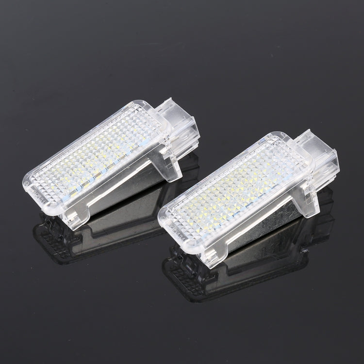 2 PCS LED Car DC 12V 1.5W Door Lights Lamps for Audi / Volkswagen(Blue Light) - Door Lights by PMC Jewellery | Online Shopping South Africa | PMC Jewellery | Buy Now Pay Later Mobicred