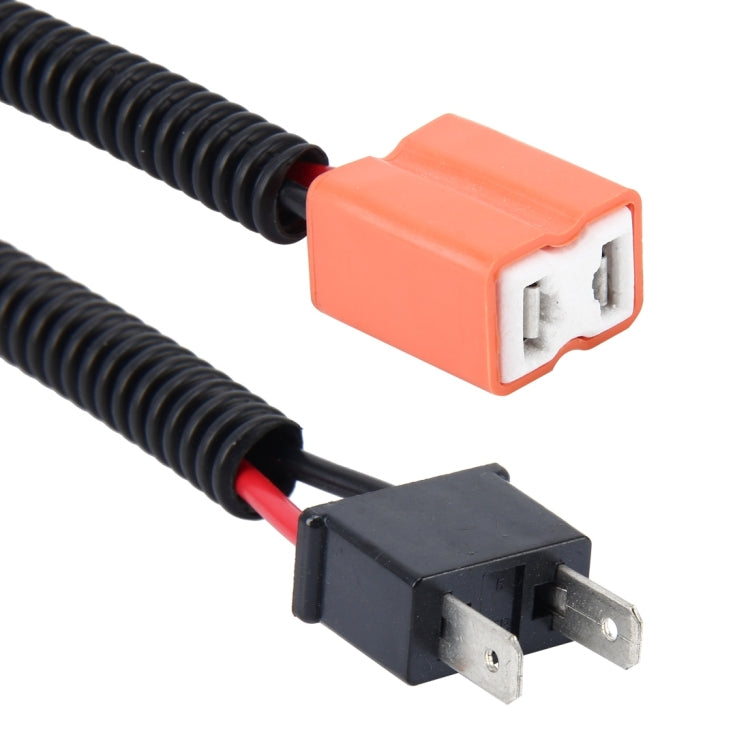 2 PCS H7 Car HID Xenon Headlight Male to Female Conversion Cable with Ceramic Adapter Socket - Wires by PMC TechLife | Online Shopping South Africa | PMC TechLife | Buy Now Pay Later Mobicred