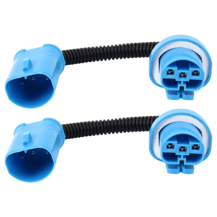 2 PCS 9004/9007 Car HID Xenon Headlight Male to Female Conversion Cable - Wires by PMC TechLife | Online Shopping South Africa | PMC TechLife | Buy Now Pay Later Mobicred
