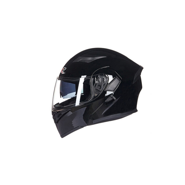 GXT Motorcycle ABS Shell Anti-fog  Double-len Inner Sun Visor Safety Helmet, Size: M(Black) - Helmets by GXT | Online Shopping South Africa | PMC Jewellery | Buy Now Pay Later Mobicred