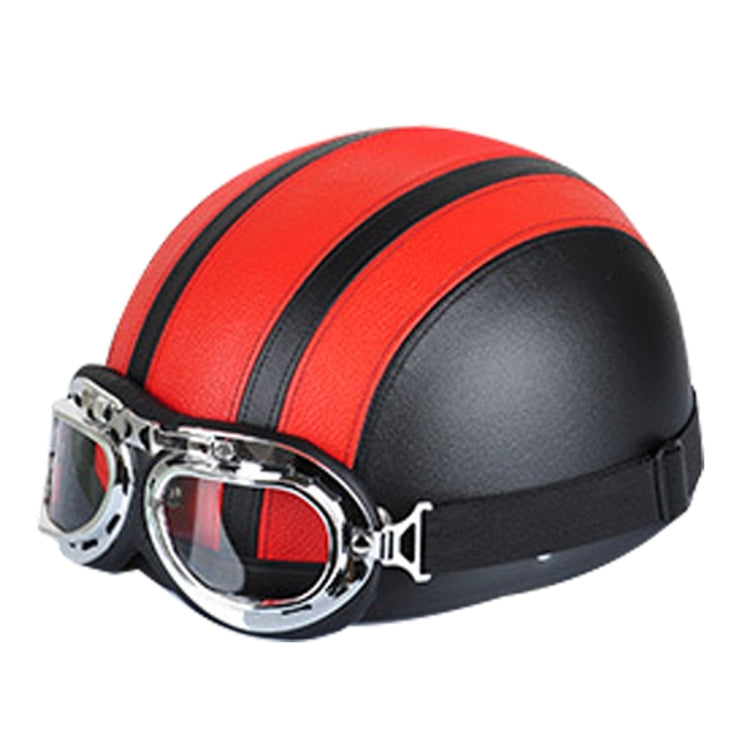 Winter Season Motorcycle Breathable Safty Helmet(Red) - Helmets by PMC Jewellery | Online Shopping South Africa | PMC Jewellery | Buy Now Pay Later Mobicred