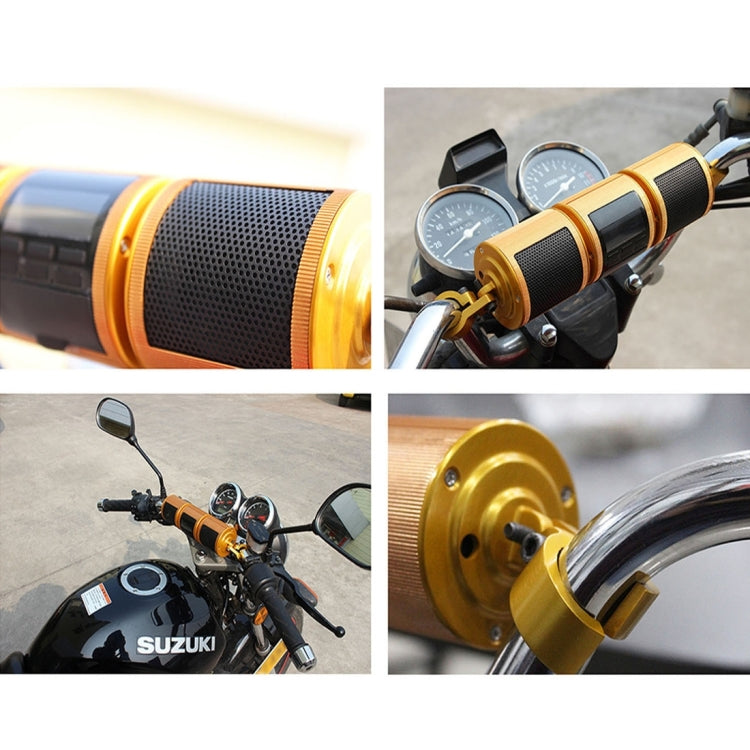 Motorcycle Waterproof Aluminum Shell Bluetooth Handle Stereo Speaker, Support BT/MP3/FM/TF(Black) - Electrical Instruments by PMC TechLife | Online Shopping South Africa | PMC TechLife | Buy Now Pay Later Mobicred