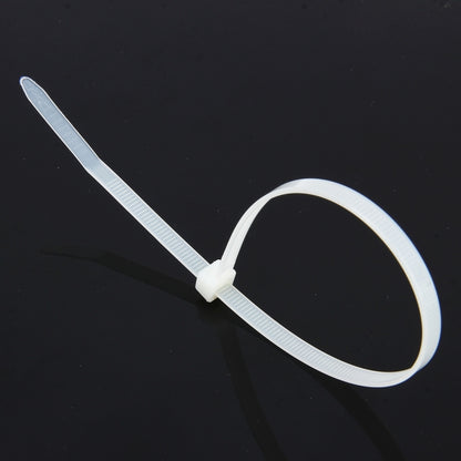 500 PCS 5mm*250mm Nylon Cable Ties(White) - Booster Cable & Clip by PMC Jewellery | Online Shopping South Africa | PMC Jewellery