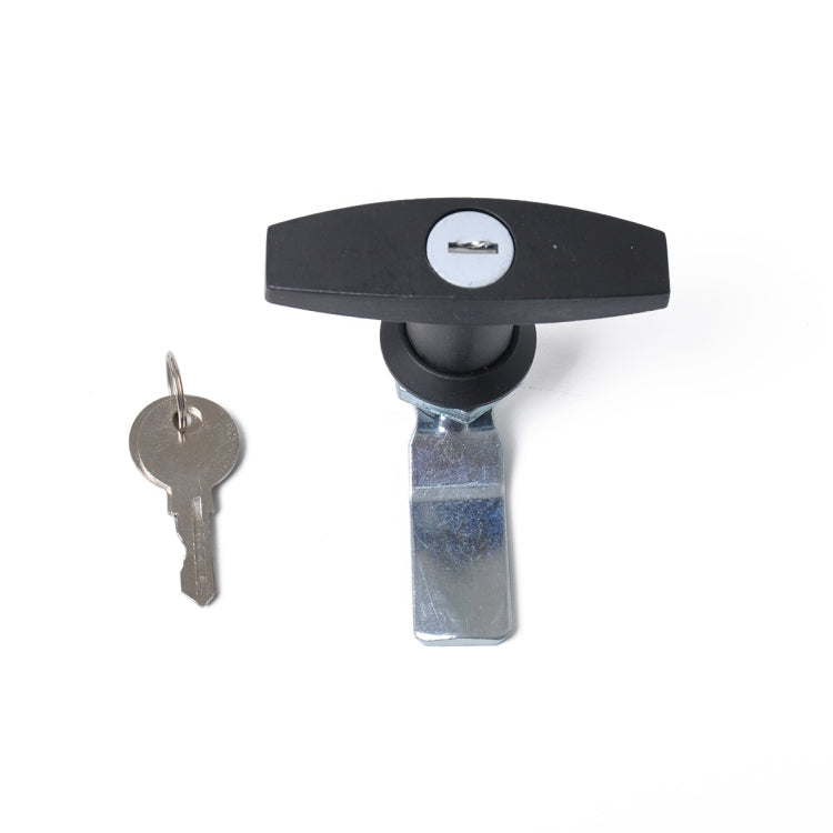 T Shape Handle Paddle Entry Door Latch & Keys Tool Box Lock for Trailer / Yacht / Truck (Black) - Locks & Hasps by PMC TechLife | Online Shopping South Africa | PMC TechLife | Buy Now Pay Later Mobicred