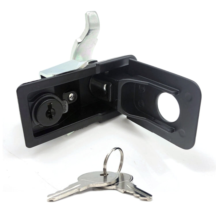 Adjustable Black Paddle Entry Door Latch & Keys Tool Box Lock for Trailer / Yacht / Truck - Locks & Hasps by PMC Jewellery | Online Shopping South Africa | PMC Jewellery