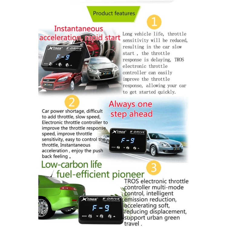 TROS KS-5Drive Potent Booster for Isuzu D-Max 2011- Electronic Throttle Controller - Car Modification by TROS | Online Shopping South Africa | PMC TechLife | Buy Now Pay Later Mobicred