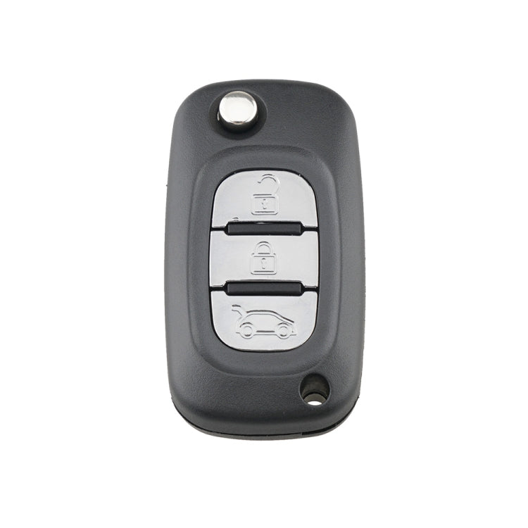 For RENAULT Clio / Megane / Kangoo / Modus Car Keys Replacement 3 Buttons Car Key Case with Foldable Key Blade - Car Key Cases by PMC TechLife | Online Shopping South Africa | PMC TechLife | Buy Now Pay Later Mobicred