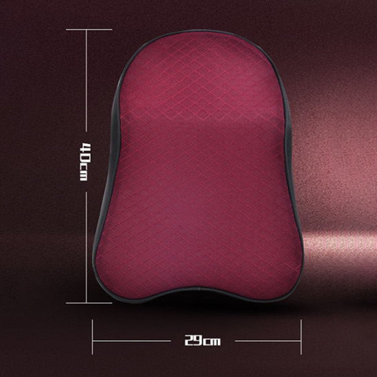 Four Seasons Breathable Memory Foam Car Neck Pillow Polyester Headrest (Orange) - Seat Accessories by PMC TechLife | Online Shopping South Africa | PMC TechLife | Buy Now Pay Later Mobicred
