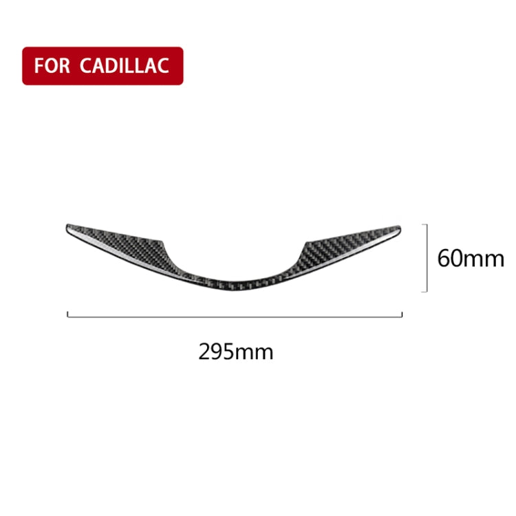 Car Carbon Fiber Steering Wheel Decorative Sticker for Cadillac XT5 2016-2017 - Car Interior Mouldings by PMC Jewellery | Online Shopping South Africa | PMC Jewellery | Buy Now Pay Later Mobicred
