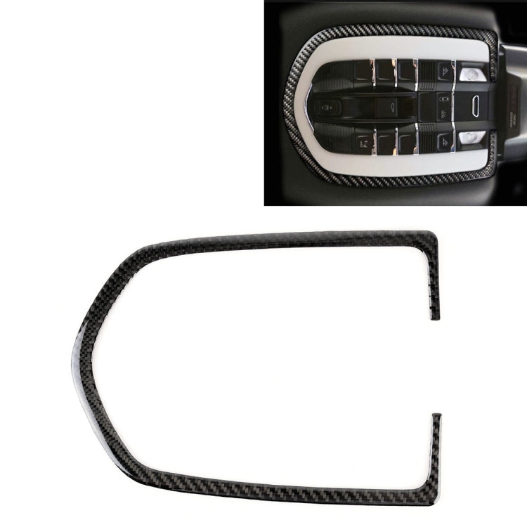 Carbon Fiber Car Dome Light Panel Decorative Sticker for Porsche Macan - Car Interior Mouldings by PMC TechLife | Online Shopping South Africa | PMC TechLife | Buy Now Pay Later Mobicred