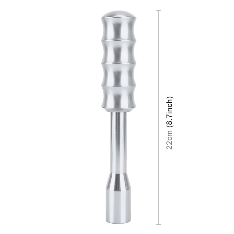 Universal Car Twisted Pattern Gear Head Gear Shift Knob (Silver) - Shift Knob by PMC Jewellery | Online Shopping South Africa | PMC Jewellery | Buy Now Pay Later Mobicred