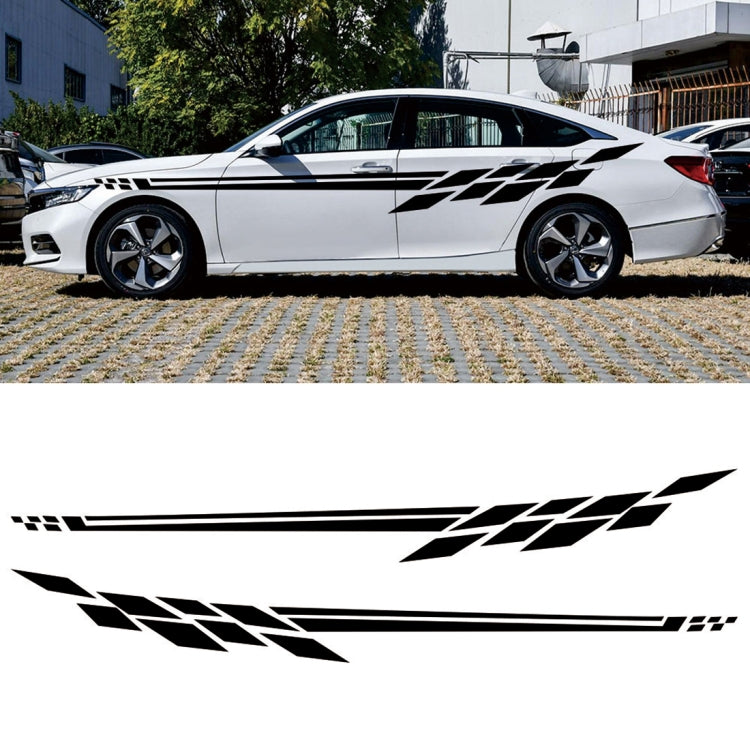 Car Styling Plaid Series PVC Sticker Auto Decorative Sticker (Black) - Decorative Sticker by PMC TechLife | Online Shopping South Africa | PMC TechLife | Buy Now Pay Later Mobicred