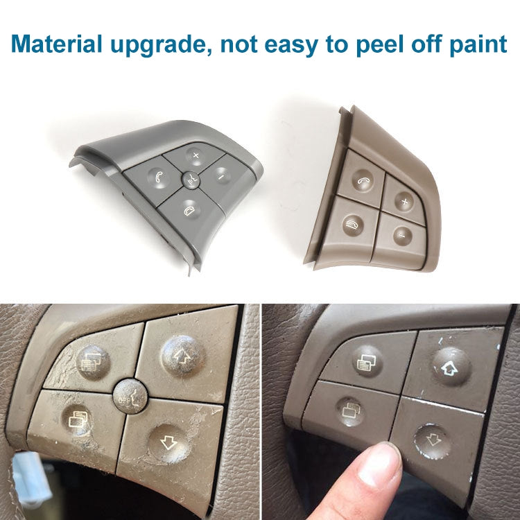 Car Right Side 4-button Steering Wheel Switch Buttons Panel 1648200110 for Mercedes-Benz W164, Left Driving (Grey) - Car Switches by PMC TechLife | Online Shopping South Africa | PMC TechLife | Buy Now Pay Later Mobicred