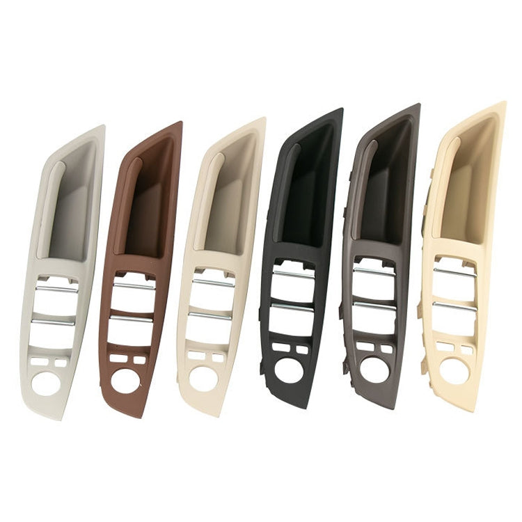 Car Imported Version Inside Doors Handle Pull Trim Cover 5141 7225 873 for BMW F10 F18, Left Driving (Beige) - Door Handles by PMC TechLife | Online Shopping South Africa | PMC TechLife | Buy Now Pay Later Mobicred