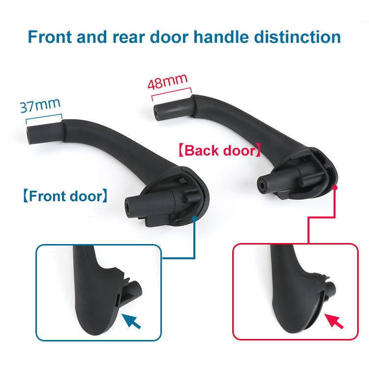 Car Rear Right Inside Doors Handle Pull Trim Cover for Mercedes-Benz C-class W203 -2007 , Left Driving(Grey) - Door Handles by PMC TechLife | Online Shopping South Africa | PMC TechLife | Buy Now Pay Later Mobicred