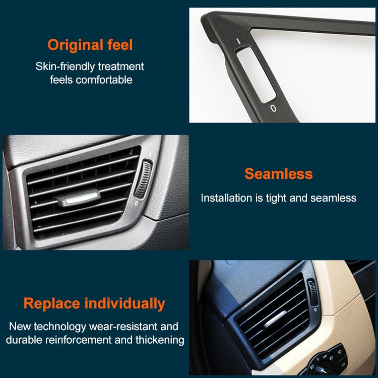 Car Right Side Air Conditioner Vent Panel for BMW X1, Left Driving(Color: Matte) - Car Interior Mouldings by PMC Jewellery | Online Shopping South Africa | PMC Jewellery