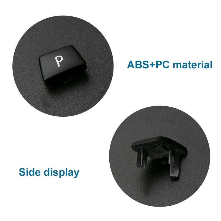 Car Gear Lever Auto Parking Button Letter P Cap for BMW X5 X6 2013-, Left Driving (Black) - Car Switches by PMC TechLife | Online Shopping South Africa | PMC TechLife | Buy Now Pay Later Mobicred