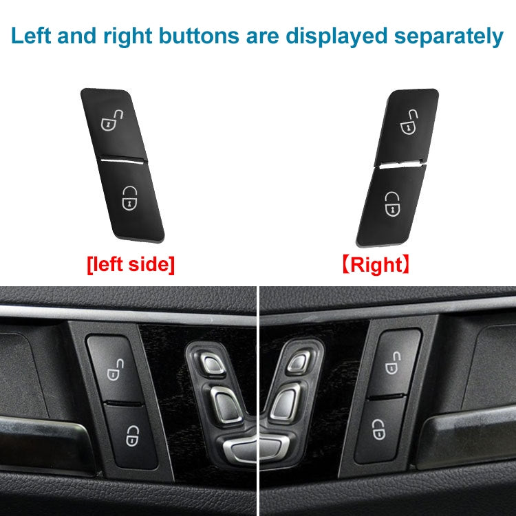 Car Left Side Door Lock Switch Buttons 2049058402 for Mercedes-Benz W204, Left Driving (Red) - Car Switches by PMC Jewellery | Online Shopping South Africa | PMC Jewellery | Buy Now Pay Later Mobicred