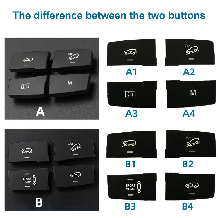 Car Model A1 Downhill Auxiliary Switch Shift Button for Mercedes-Benz GL GLE Class W166, Left Driving - Car Switches by PMC TechLife | Online Shopping South Africa | PMC TechLife | Buy Now Pay Later Mobicred