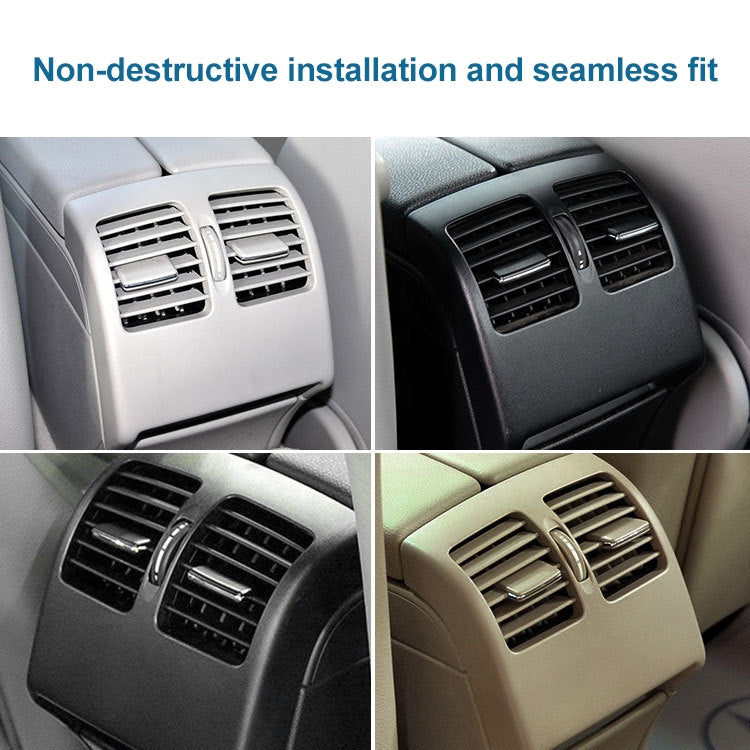 Car Rear Air Conditioner Air Outlet Panel for Mercedes-Benz W204 2007-2014, Left Driving (Beige) - Air Conditioning System by PMC Jewellery | Online Shopping South Africa | PMC Jewellery | Buy Now Pay Later Mobicred