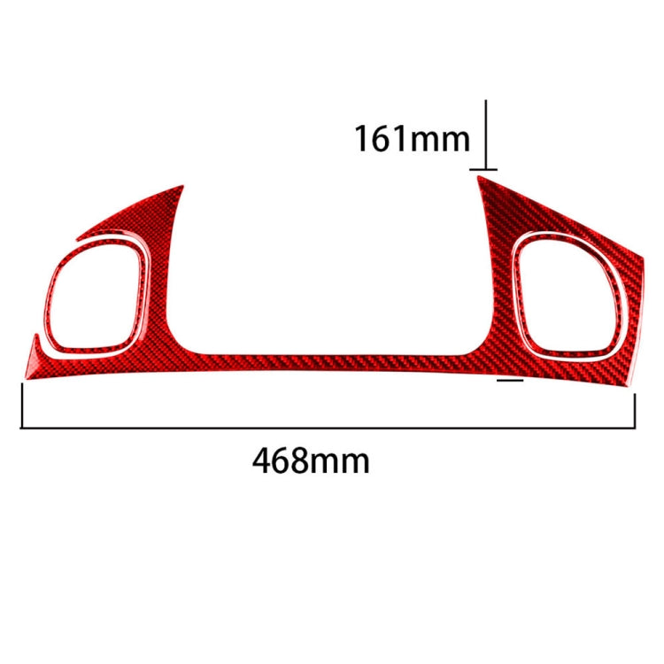 3 in 1 Carbon Fiber Car Front Passenger Seat Air Outlet Sticker Kits for Chevrolet Corvette C5 1998-2004, Left Drive(Red) - Car Interior Mouldings by PMC Jewellery | Online Shopping South Africa | PMC Jewellery | Buy Now Pay Later Mobicred