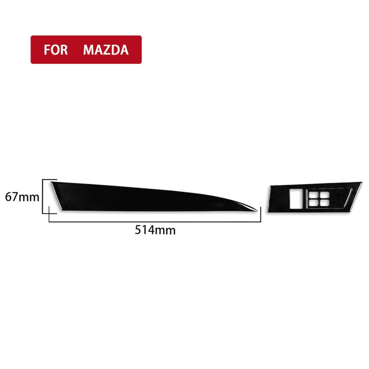 For Mazda 3 Axela 2010-2013 3 in 1 Car Both sides of Instrument Set Decorative Sticker, Right Drive - Car Interior Mouldings by PMC Jewellery | Online Shopping South Africa | PMC Jewellery | Buy Now Pay Later Mobicred