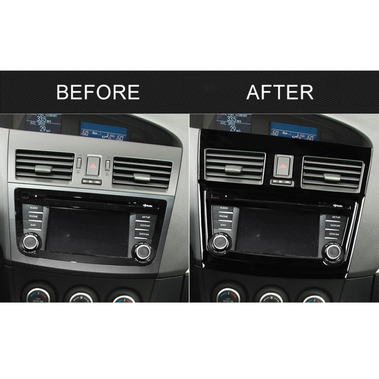 For Mazda 3 Axela 2010-2013 5 in 1 Car Central Control Navigation Set B Decorative Sticker, Left Drive - Car Interior Mouldings by PMC TechLife | Online Shopping South Africa | PMC TechLife | Buy Now Pay Later Mobicred