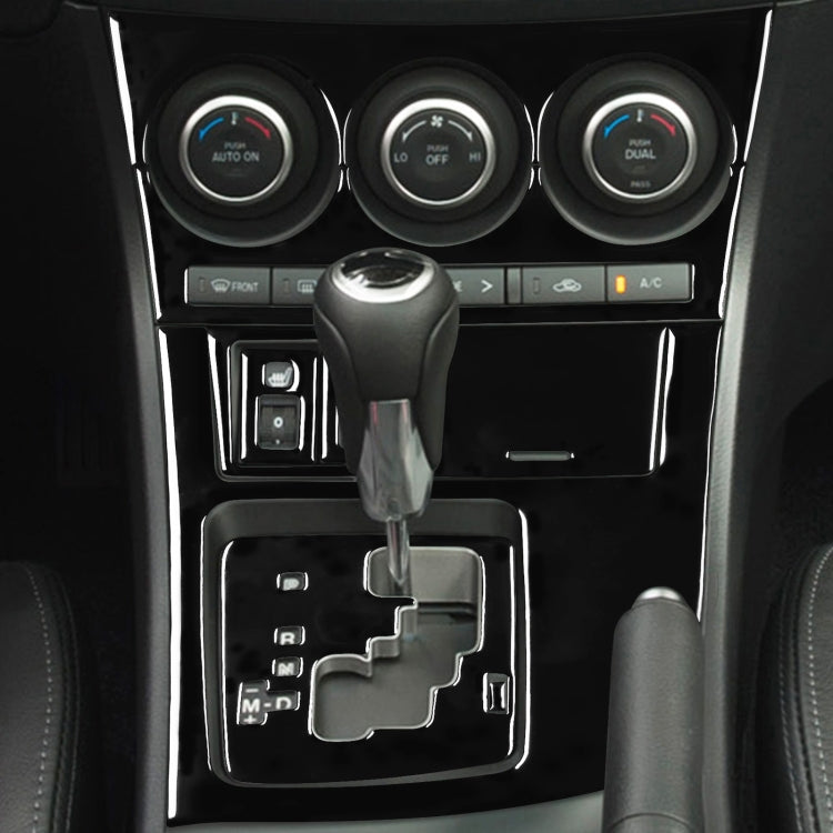 For Mazda 3 Axela 2010-2013 9 in 1 Car AC Gear Panel Set C Decorative Sticker, Left Drive - Car Interior Mouldings by PMC TechLife | Online Shopping South Africa | PMC TechLife | Buy Now Pay Later Mobicred