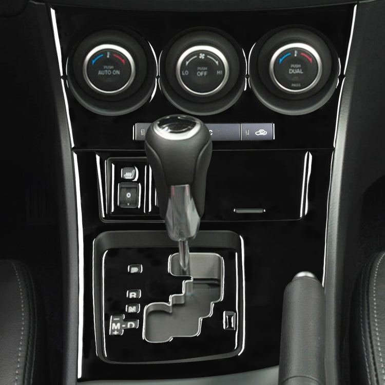 For Mazda 3 Axela 2010-2013 9 in 1 Car AC Gear Panel Set D Decorative Sticker, Left Drive - Car Interior Mouldings by PMC TechLife | Online Shopping South Africa | PMC TechLife | Buy Now Pay Later Mobicred