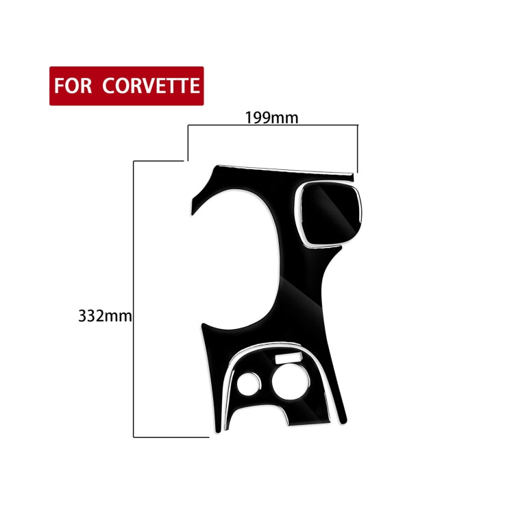 For Chevrolet Corvette C5 1998-2004 3 in 1 Car Gear Panel B Decorative Sticker, Left Drive - free shipping - PMC TechLife - Order now!