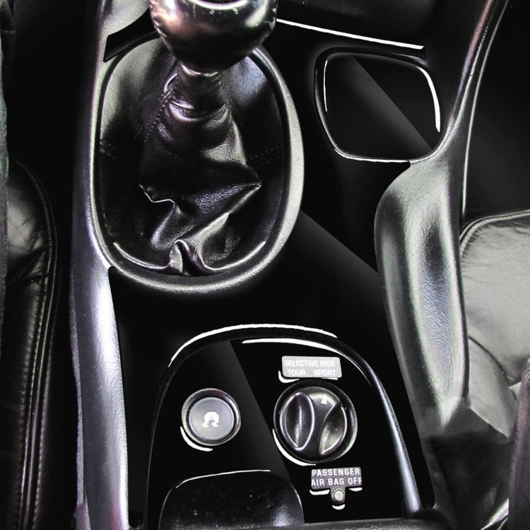 For Chevrolet Corvette C5 1998-2004 3 in 1 Car Gear Panel D Decorative Sticker, Left Drive - Car Interior Mouldings by PMC TechLife | Online Shopping South Africa | PMC TechLife | Buy Now Pay Later Mobicred