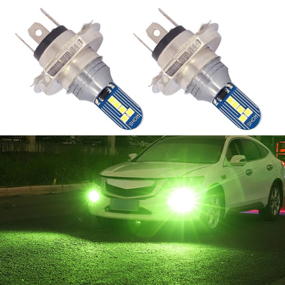 1 Pair H4 DC12V 7.8W Car LED Fog Light (Lime Green) - Fog / Driving Lights by PMC Jewellery | Online Shopping South Africa | PMC Jewellery | Buy Now Pay Later Mobicred